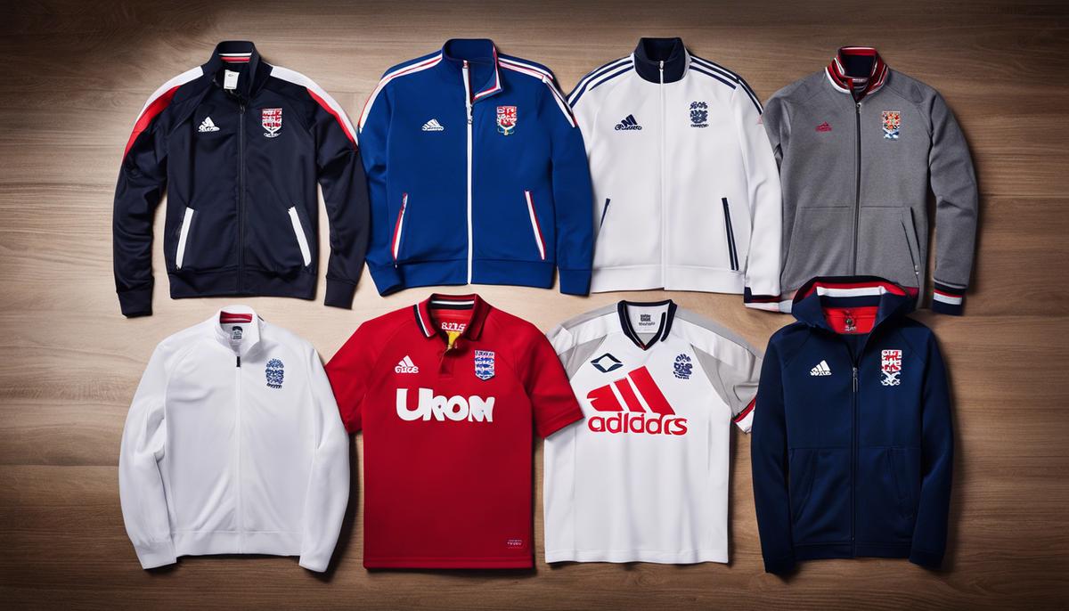 An image featuring the logos of Canterbury, Admiral Sportswear, Lonsdale London, Gray-Nicolls, and Umbro, representing the British sportswear brands discussed in the text.
