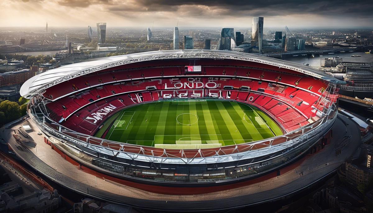 Image of London football stadiums showcasing their grandeur and history